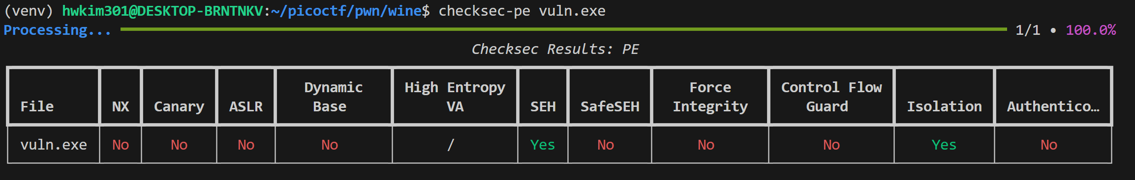 checksec